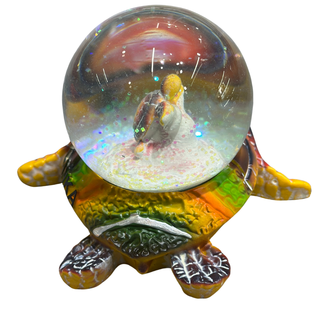 Handcrafted Sri Lanka Sea Turtle Snow Globe – Glitter Water Globe Souvenir & Decorative Gift