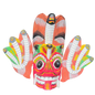 🎭 Raksha Masks – Naga Raksha (Cobra Demon Mask) 🐍
