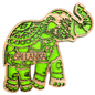Handcrafted Laser-Cut Wooden Elephant Fridge Magnet – Sri Lankan Souvenir