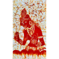 Handmade Sri Lankan Sigiriya Maiden Batik Wall Hanging – Cotton Fabric Art | 54.5 × 94 cm