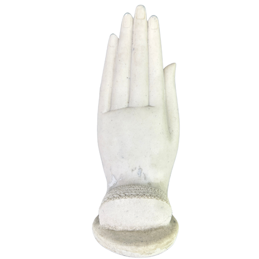 🪷 Buddha in the Palm Statue – Abhaya Mudra Polyresin Sculpture