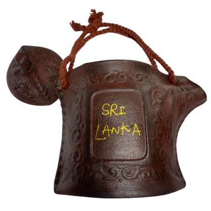 Handmade Clay Teapot Souvenir – 5" with Lid – Sri Lanka