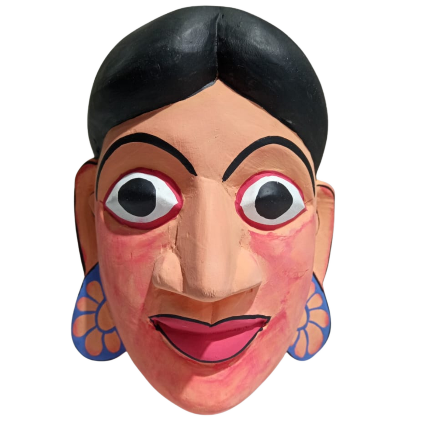 Sri Lankan Kolam Mask - "Lenchina Kolam Mask"