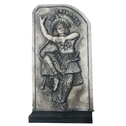 Sri Lankan Kandyan Wes Dancer Plaque – Traditional Cultural Decor