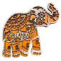 Handcrafted Laser-Cut Wooden Elephant Fridge Magnet – Sri Lankan Souvenir