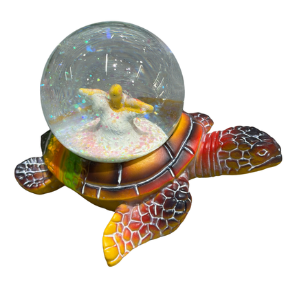 Handcrafted Sri Lanka Sea Turtle Snow Globe – Glitter Water Globe Souvenir & Decorative Gift