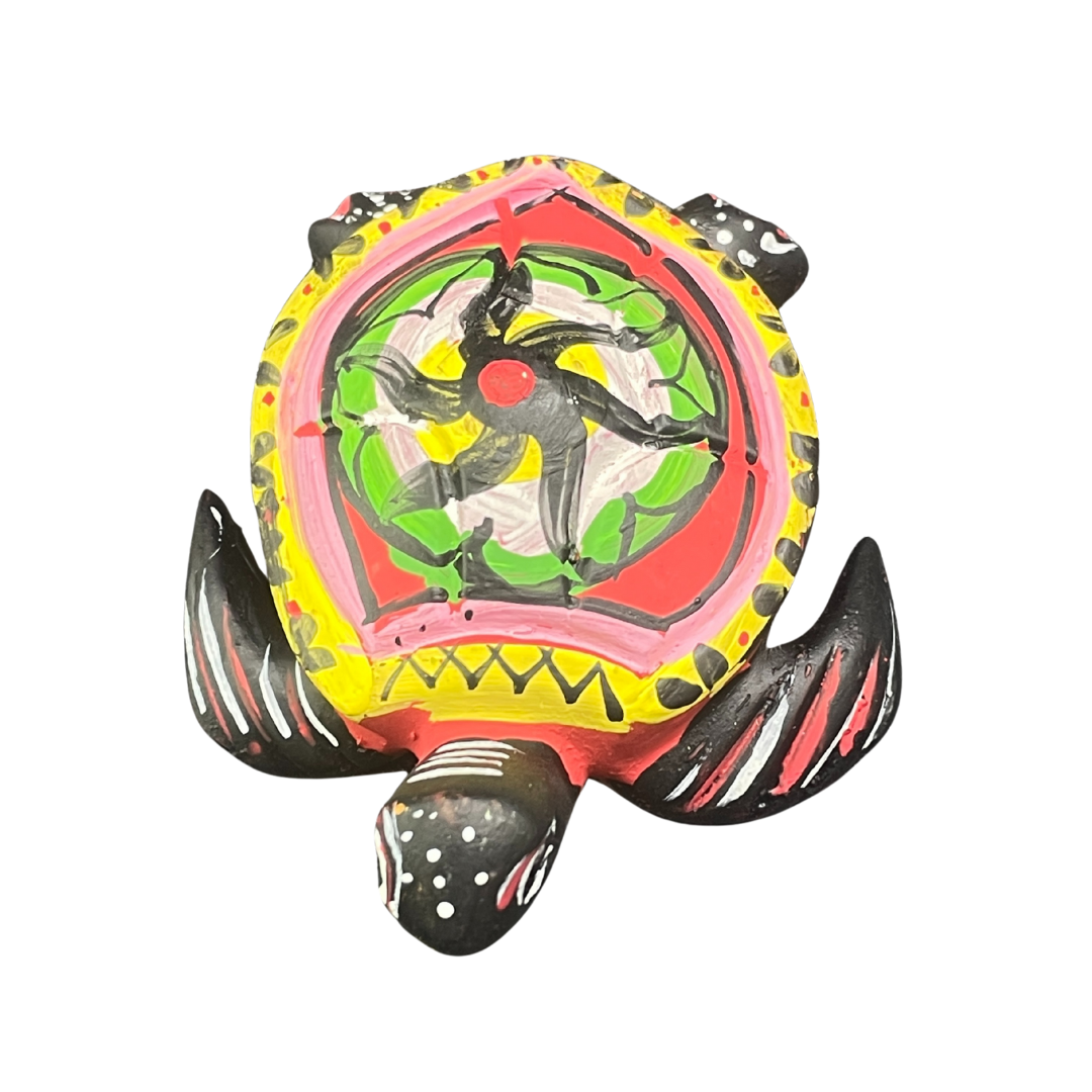 Handmade & Hand-Painted Resin Sea Turtle Figurine – Sri Lanka Souvenir (Available in Vibrant Colors)