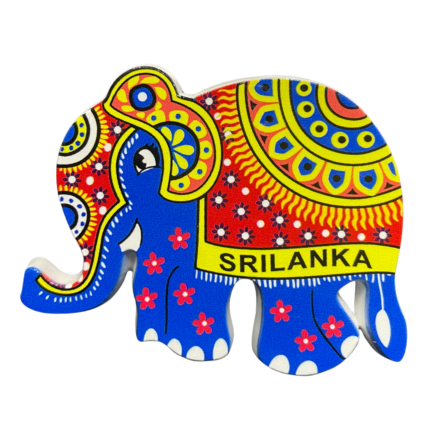 Handcrafted Polyresin Elephant Magnet – Sri Lanka (Available in Vibrant Colours)