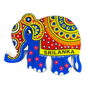 Handcrafted Polyresin Elephant Magnet – Sri Lanka (Available in Vibrant Colours)