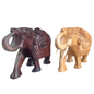 Sri Lankan Mahogany Elephant Carvings – Handcrafted Island Elegance