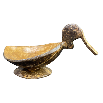 handmade coconut shell duck cup – eco friendly sri lankan souvenir