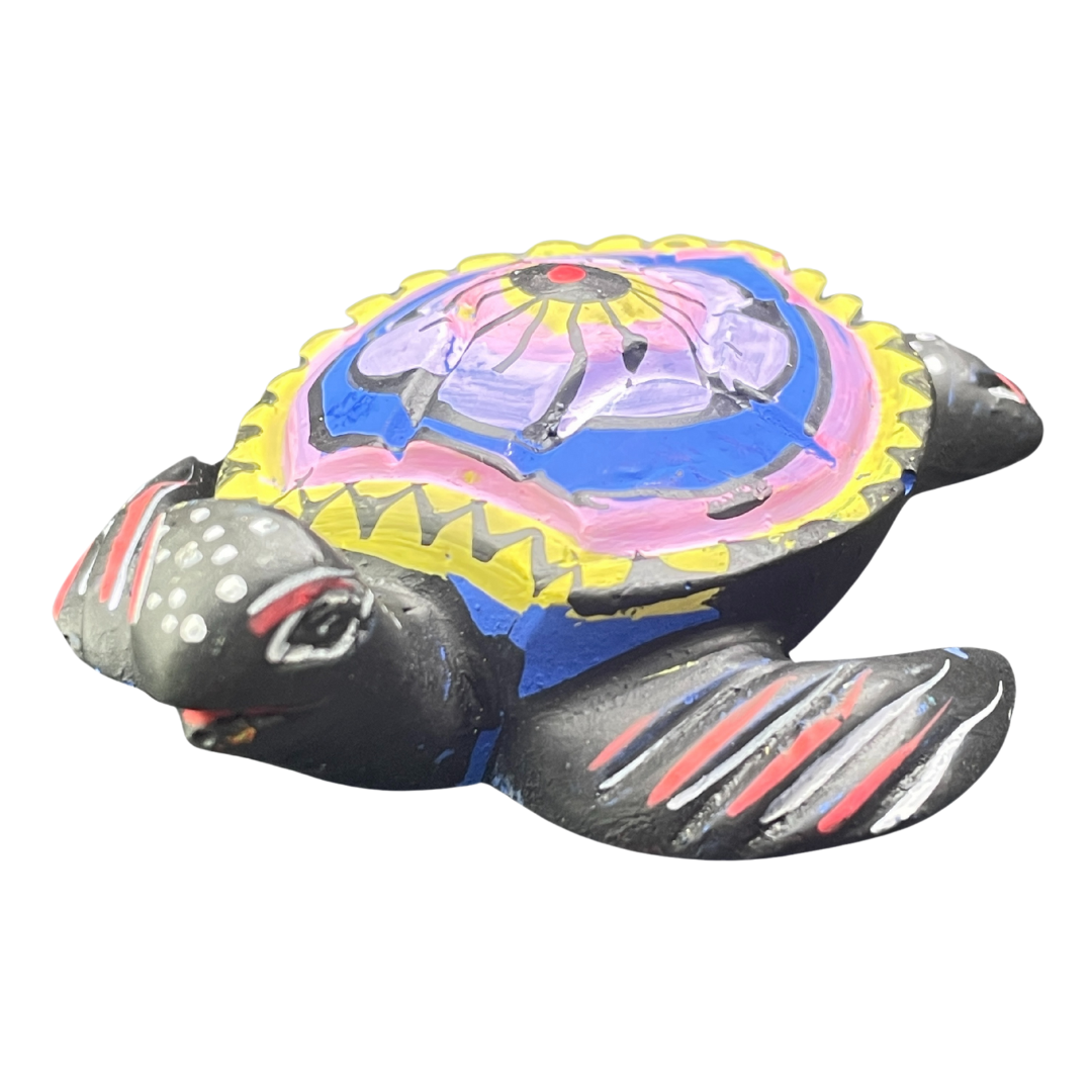 Handmade & Hand-Painted Resin Sea Turtle Figurine – Sri Lanka Souvenir (Available in Vibrant Colors)