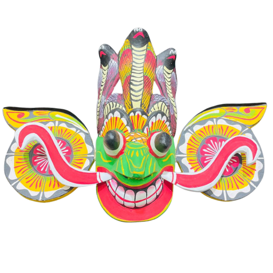Raksha Masks – Gara Raksha (Protective Demon Mask) – Symbol of Protection, Cleansing & Blessings ✨