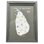 Gems of Sri Lanka – Natural Gemstone Map Frame