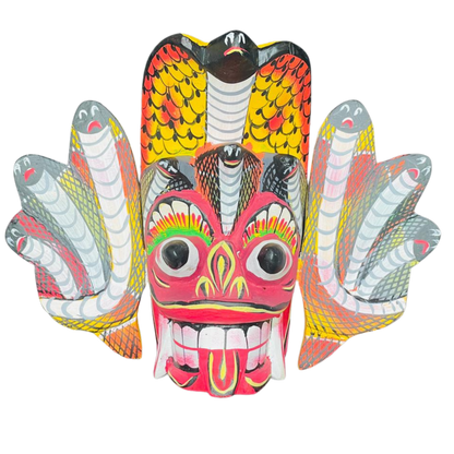 🎭 Raksha Masks – Naga Raksha (Cobra Demon Mask) 🐍