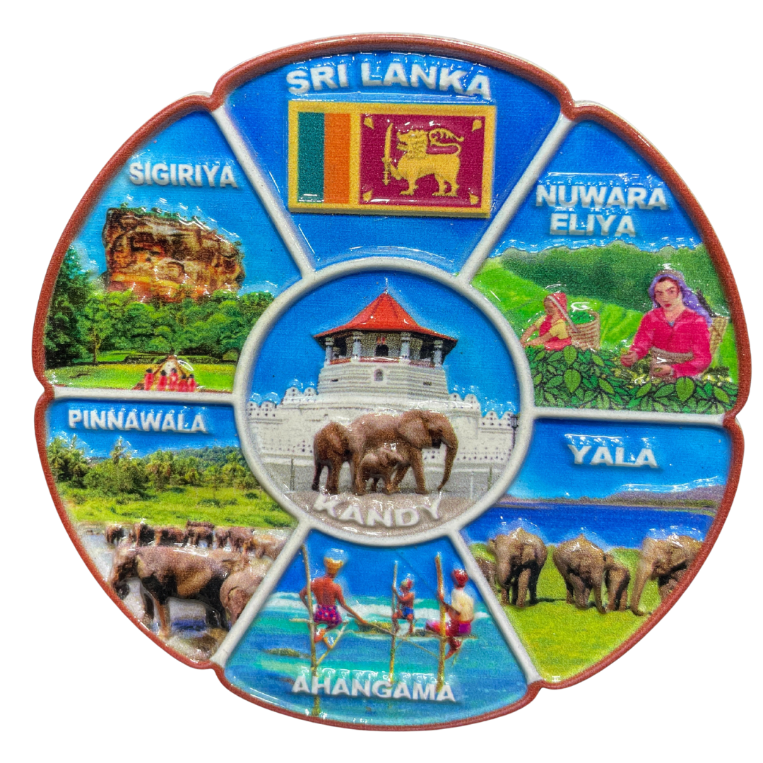 Sri Lankan Ceramic Souvenir Plates – Iconic Themes of Sri Lanka