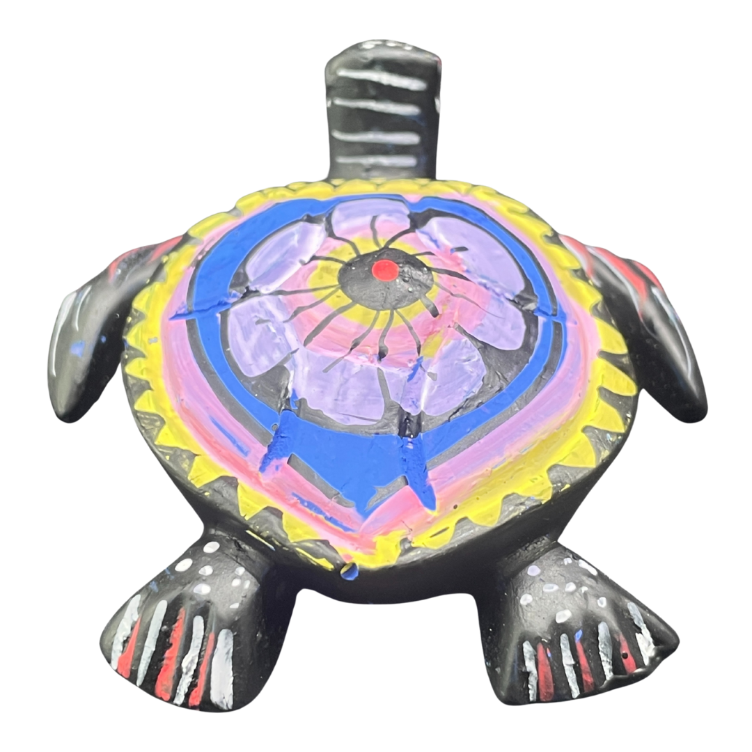 Handmade & Hand-Painted Resin Sea Turtle Figurine – Sri Lanka Souvenir (Available in Vibrant Colors)