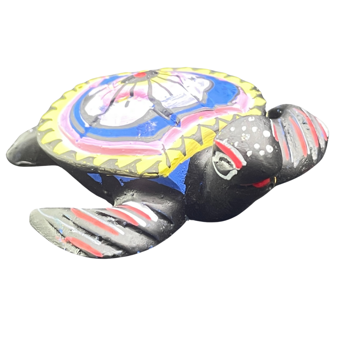 Handmade & Hand-Painted Resin Sea Turtle Figurine – Sri Lanka Souvenir (Available in Vibrant Colors)