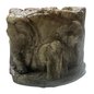 🐘 Handmade Sri Lankan Elephant Polystone Pen Holder – Multi-Purpose Desk Organizer