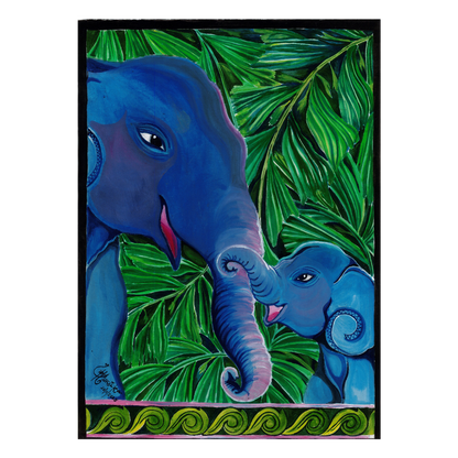 Contemporary Sri Lankan canvas artwork for home decor