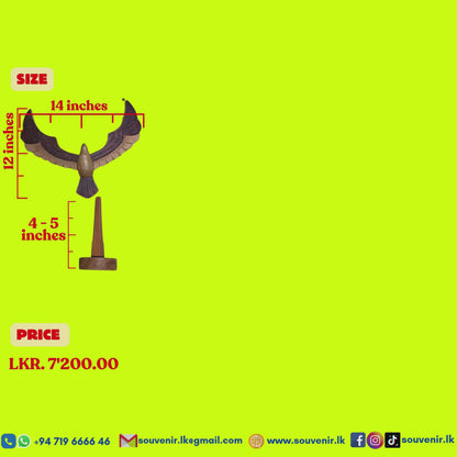 🐦 Handmade Wooden Balancing Bird – A Gravity-Defying Sri Lankan Souvenir! 🇱🇰